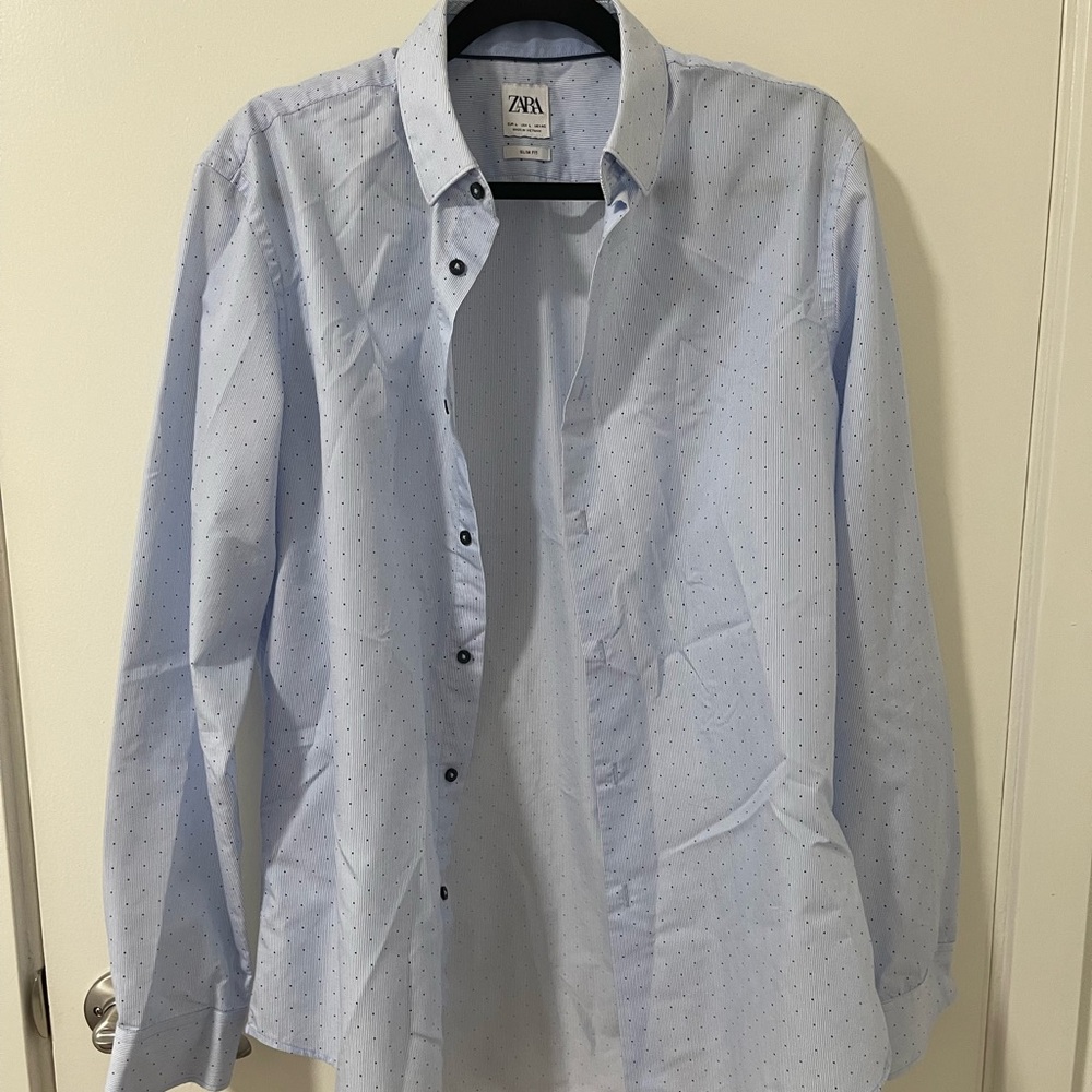 Zara Men’s Button Down Dress Shirt